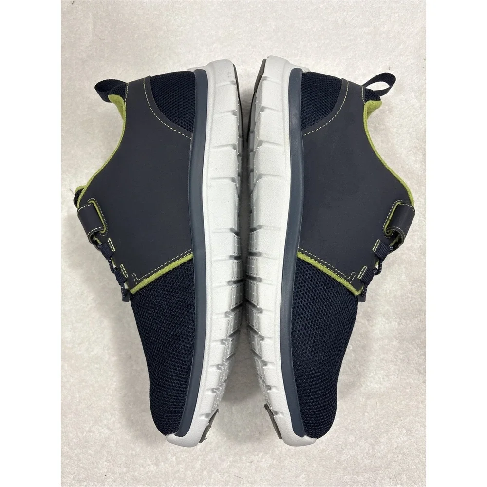 Anodyne No 46 Men Sport Jogger Orthopedic Walking Shoes Navy Lime 10.5W